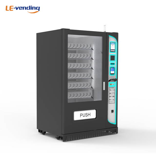 Intelligent Touch Screen Combo Vending Machine for Snacks Bottled Drinks New Design QR/NFC Payment Remote Management SDK