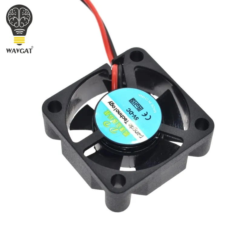 WAVGAT Raspberry PI Fan, Active Cooling Fan for Customized Acrylic Case / 5V plug-in and play/Support raspberry pi model B Plus