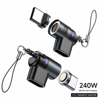 T4-2 Rechtwinklig-Adapter |   9-Pin 360-Grad Drehbarer 240W Typ-C Magnetischer Adapter