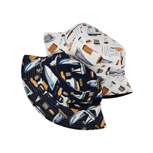 Tùy Chỉnh Sang Trọng In Thiết Kế Thời Trang Anime Ngư Dân Mũ Phim Hoạt Hình Đồ Họa Xô <span class=keywords><strong>Hat</strong></span> Với Nhãn Hiệu Riêng - Product Image 4