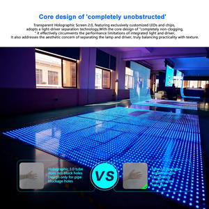 โมดูลจอ LED แบบโค้งสำหรับภายนอกอาคาร จอแสดงผลแบบม้วนเก็บได้ ป้ายโฆษณา LED โปร่งใสสำหรับติดตั้งภายนอกอาคาร - Product Image 4