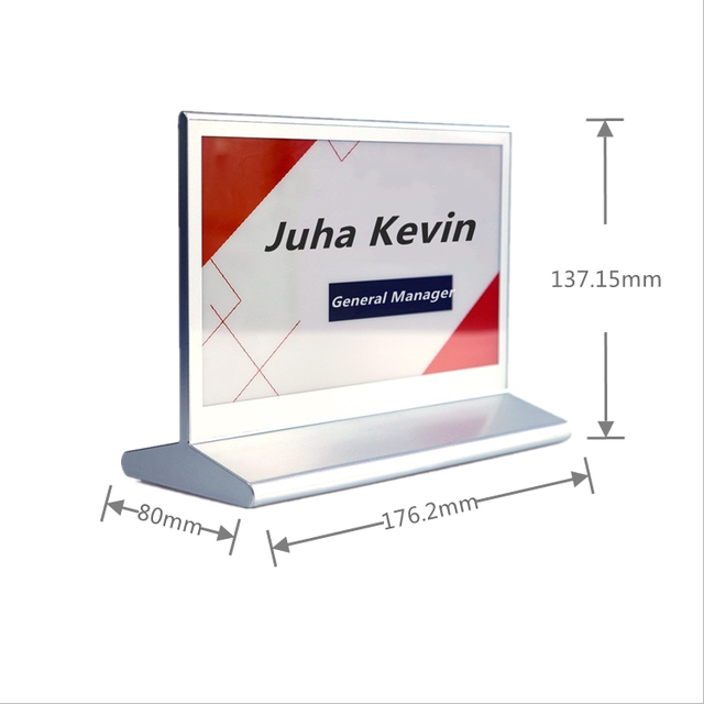 Picksmart Double Side 7.5 Inch 3 Colors Esl E-ink Conference Display System Wireless BLE Digital Meeting Office Signage