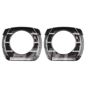 3 Inch <b>Led</b> White Angel Eyes Shrouds Cover <b>Led</b> <b>Projector</b> Lens for Toyota-Nissan-jeep Headlight Lens in Auto Lighting System - Product Image 6