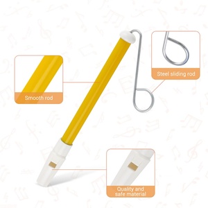 <span class=keywords><strong>Sifflet</strong></span> à glissière SW1-YL pour enfants avec tige coulissante en acier Jouet d'instrument de musique pour enfants Flûte <span class=keywords><strong>Kazoo</strong></span> - Product Image 2
