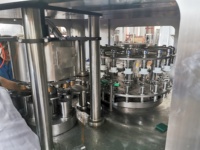 Ligne de production entièrement automatique de canettes de boissons avec PLC pour le remplissage de liquides visqueux en verre (thé, jus) - Ensemble de machines de remplissage