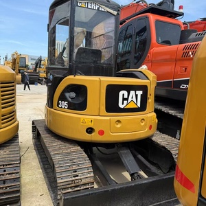 Excavatrice sur chenilles hydraulique CAT305 d'occasion de 5 tonnes, prix usine, haute qualité, moteur 38,5 kW, capacité de godet 0,15 m³ - Product Image 1