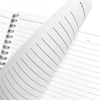 Cuaderno Personalizado de Doble Espiral de 210x150mm, Papel Rayado, Cuaderno Escolar con Doble Espiral, Cubierta Impresa Personalizada, Papelería OEM