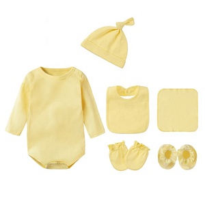 <span class=keywords><strong>Ropa</strong></span> de algodón para bebés, mameluco triangular de manga larga para niñas, <span class=keywords><strong>ropa</strong></span> para niñas de 0 a 3 meses, conjunto de manoplas <span class=keywords><strong>y</strong></span> bufandas para niñas - Product Image 2