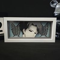 Lampe 3D en papier découpé, personnage d'anime, lampe de dessin animé, veilleuse mignonne, art papier, décoration de chambre de gamer pour bureau ou salle de jeux