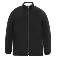 Veste en cuir d'hiver pour homme, coupe ample, en véritable peau de mouton intégrée