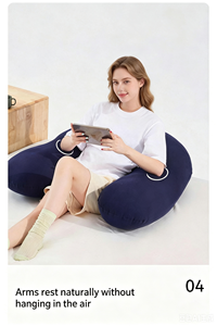 Wholesale Leisure Bedroom &amp; Living Room Playing <strong>Sleeping</strong> Rest U-shaped High Back Chair Lazy Sofa Couch Seat Bean Bag Chair Cover - Product Image 6