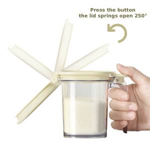 Số lượng lớn bán buôn cấp thực phẩm muối ba ngăn lưu trữ <span class=keywords><strong>container</strong></span> nhựa gia vị lưu trữ <span class=keywords><strong>container</strong></span> Set gia vị Organizer - Product Image 3