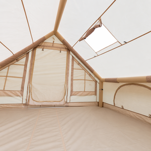 Carpa Inflable Portátil <span class=keywords><strong>de</strong></span> 6.3 m², Nivel Inicial, Una Puerta, Oxford 210D, Color Caqui, Glamping, Cabina <span class=keywords><strong>de</strong></span> Aire, Fácil Instalación, Equipo Económico - Product Image 3