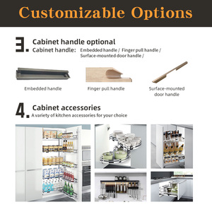 Custom-made Kitchen Cabinets and Accessories with Waterproof and Environmentally Friendly Features Modular Kitchen Cabinets - Product Image 3