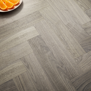 Suelo de Madera Multicapa JXZ con Garantía de Un Año, Suelo de Madera de Ingeniería de Nogal Americano de Alto Brillo, Apto para Mascotas, para Escaleras - Product Image 1