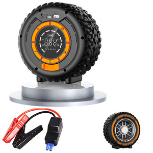 Arrancador de Emergencia de 3000A de Corriente Máxima, Inflador de Neumáticos con Compresor de Aire Portátil, Multifunción 4 en 1 para Camiones/Autos - Product Image 1