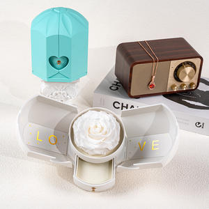 Wholesale creative custom eternal flower rose jewelry box birthday gift Valentine's Day gift for <b>girlfriend</b> - Product Image 1