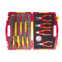 Ensemble d'outils d'entretien électrique industriel, isolés 1000V, certification GS