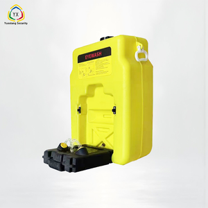 Stations de lavage oculaire d'urgence, premiers secours, avec polyéthylène ABS, laboratoire, 14 gallons (53 L), station de lavage oculaire murale portable - Product Image 6