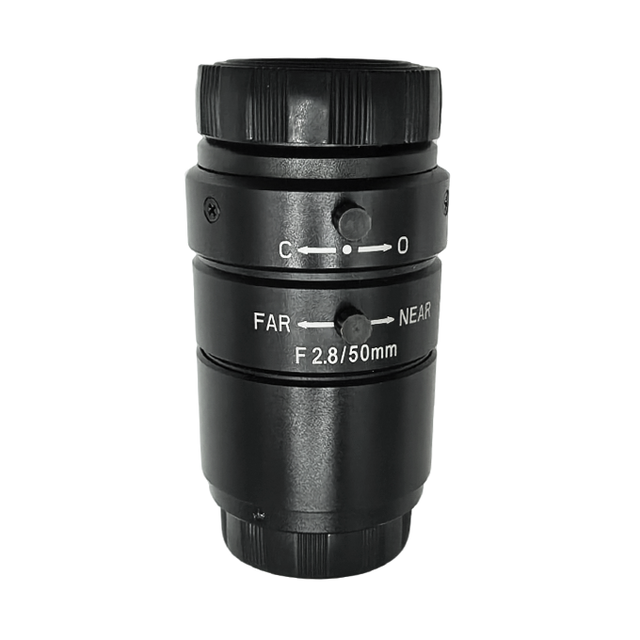 100% Original and Brand New High Resolution Low Distortion Lens CA-LH50 50mm Focal Length 2/3 Inch C Mount for Machine Vision