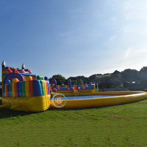 阿里巴巴充气水滑梯充气城堡水滑梯充气水滑梯出租 - Product Image 5