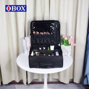 Bolsa de Viaje Oxford de Alta Gama OBOX con Ruedas Universales y Cubierta para Frutas, Ideal para Compras, Senderismo, Salidas de Otoño, Campamentos, Fotografía y <span class=keywords><strong>Maquillaje</strong></span> - Product Image 6