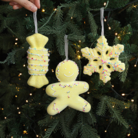 Décoration de Noël suspendue en mousse Neopoly Technology de haute qualité, incassable, en forme de flocon de neige ou de bonbon pour arbre de Noël, vente en gros