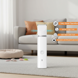 Kit de toilettage pour <span class=keywords><strong>chien</strong></span> <span class=keywords><strong>tondeuse</strong></span> à cheveux à faible bruit patte rechargeable sans fil silencieux broyeur à ongles rasoir pour chats et autres animaux de compagnie - Product Image 4