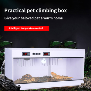 PVC Langlebiges Umweltfreundliches Gehäuse für Reptilien Schildkröten Schlangen-Reptilien-Fütterungskäfig & <span class=keywords><strong>Terrarium</strong></span> PVC-Reptiliengehäuse - Product Image 2