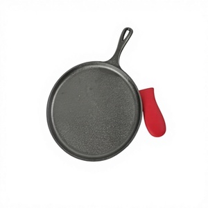 Poêle à crêpes <span class=keywords><strong>en</strong></span> <span class=keywords><strong>fonte</strong></span> durable <span class=keywords><strong>LODGE</strong></span> - 26 cm - Compatible avec toutes les sources de chaleur - Revêtement de poignée <span class=keywords><strong>en</strong></span> silicone - Product Image 3