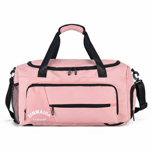 Bolsa de Viaje Deportiva de Nailon de Gran Capacidad con Logotipo Personalizado, Unisex, Impermeable, con Cierre, para Fin de Semana, Gimnasio y Viajes - Product Image 1