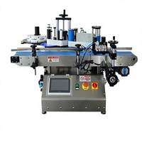 Machine d'étiquetage ronde de bureau pour l'application automatique d'autocollants sur les bouteilles d'eau minérale