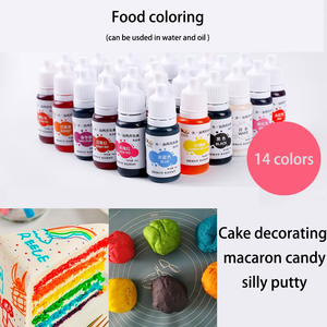 Suministros de Decoración de Pasteles de Gran Venta Colorante Alimentario de 10 ml Juego Líquido de 12 Colores para Pasteles, Pan, Galletas y Herramientas de Repostería - Product Image 3