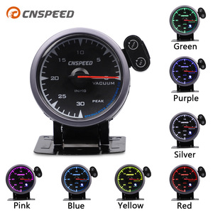 CNSPEED <b>Vacuum</b> <b>Gauge</b> 60mm LED Digital Display Car Turbo <b>Gauge</b> With Peak Function For 12V Vehicles - Product Image 1
