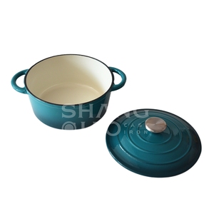 <span class=keywords><strong>Cocotte</strong></span> <span class=keywords><strong>en</strong></span> <span class=keywords><strong>fonte</strong></span> émaillée de qualité supérieure de 5 pintes, robuste, avec revêtement émaillé - Product Image 5