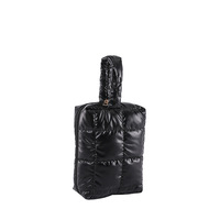 Puffer matelassé rembourré pochette cosmétique doux moelleux voyage maquillage sac de rangement imperméable matelassé bouffant léger gonflé sac à main
