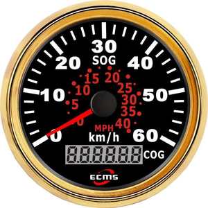 Analog Gauge <b>GPS</b> Speedometer 60km/h 85mm for Yacht Boat RV Car Modified Vehicle <b>Navigation</b> & <b>GPS</b> - Product Image 5