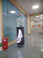 Écran de présentation numérique interactif FutureX avec écran LED incurvé, podium numérique pour conférences et éducation