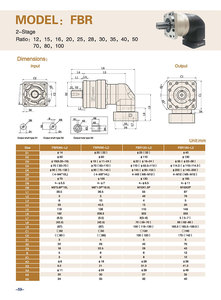 มอเตอร์เกียร์ทดรอบแบบมุมฉาก FBR พร้อมอัตราทด 1:3 1:5 1:10 - Product Image 6