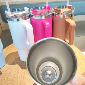 Vaso Térmico de Acero Inoxidable 304 de Gran Capacidad (40 oz) con Asa, Aislado al Vacío, para Auto, Deportes al Aire Libre y Botella de Agua - Product Image 5