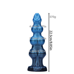 Новая металлическая анальная пробка-игрушка в форме животного, смешанных цветов, унисекс, для мастурбации, мягкая, толстая, полноразмерная модель - Product Image 6