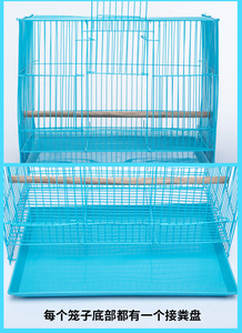 Gabbia per <span class=keywords><strong>Uccelli</strong></span> Portatile in Filo Metallico per Allevamento di <span class=keywords><strong>Uccelli</strong></span> e Pappagalli - Product Image 4