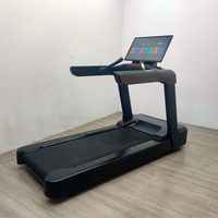 Caminadora Eléctrica para Gimnasio, Pantalla Táctil LCD de 27 Pulgadas, Caminadora Comercial para Ejercicios de Correr