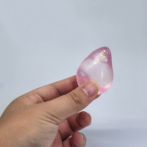 Translucent Slow Rebound Squeeze Sensory Toys Glowing Relief Squishy <b>Fidget</b> Toys Decompressed Funny Glitter Ice Cubes for Kids - Product Image 3