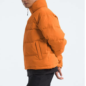 Chaqueta cortavientos de algodón y poliéster para hombre, abrigo de invierno del Norte unisex con etiqueta personalizada para <span class=keywords><strong>mujer</strong></span> - Product Image 4