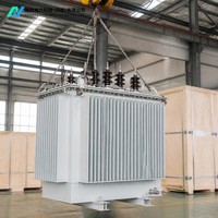 Transformateur de distribution triphasé immergé dans l'huile 315 kVA S11-M 15 kV 400 V, transformateur abaisseur de puissance IEC60076, direct usine