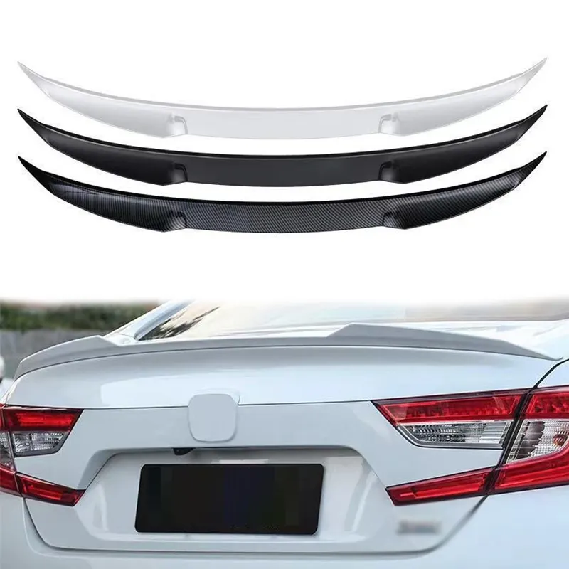 Acessórios do carro Spoiler Traseiro Do Carro Telhado Spoiler Asa ABS Spoiler Traseiro Kits Do Corpo Do Carro Para Honda Civic Accord 2018-2021