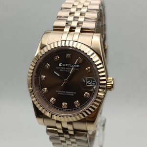 Reloj Mecánico de Negocios para Hombre de Alta Calidad de Fábrica, 36 mm, 39 mm, Zafiro, Automático, Movimiento SEILOCE NH35 - Product Image 2