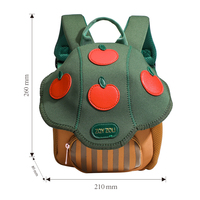 Adorable mochila de setas para jardín de infantes, Mini bolsa de viaje, bonita mochila escolar para niños pequeños, niñas y niños, regalos, mochila escolar roja de dibujos animados para niños