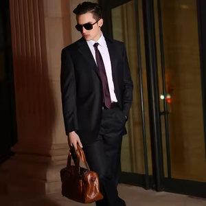 Trajes de <span class=keywords><strong>hombre</strong></span> <span class=keywords><strong>para</strong></span> boda, negocios, 2 piezas, Blazers elegantes, conjuntos formales, ropa de <span class=keywords><strong>matrimonio</strong></span> completo, pantalones, chaquetas de lujo - Product Image 5